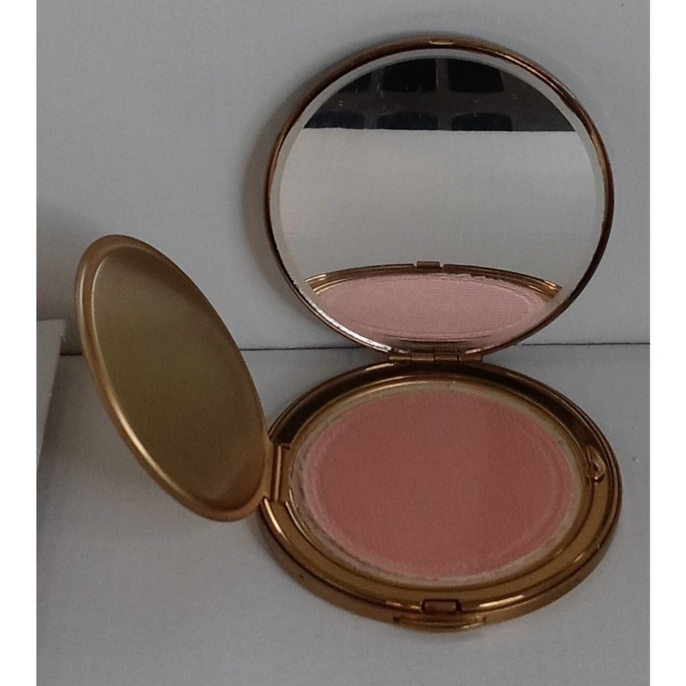 Vintage mirror and powder